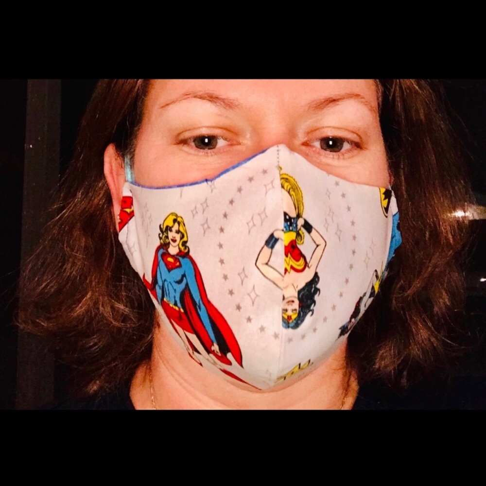 2 Pk Face mask reusable washable  size M